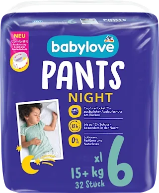 babylove Éjszakai 6-os méret