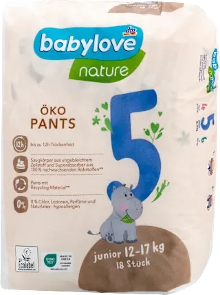 babylove ÖKO Nature 5-ös méret