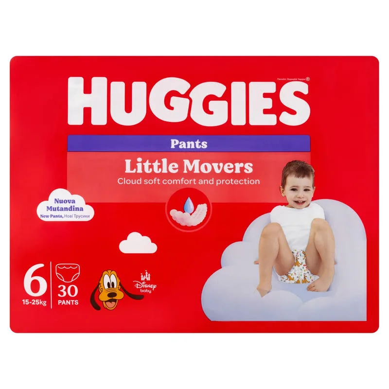 Huggies Little Movers 6-os méret