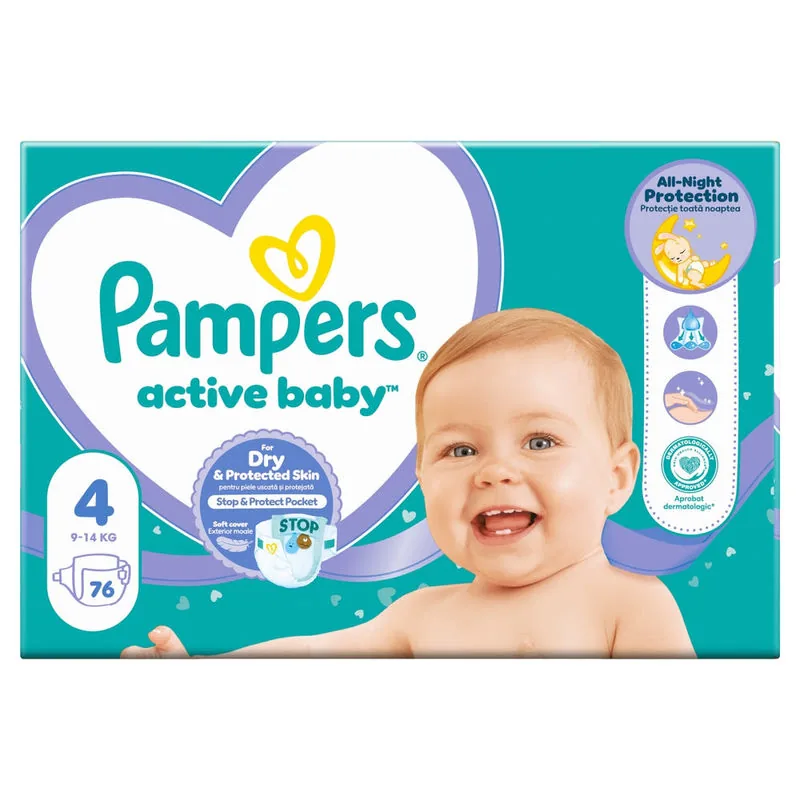 Pampers Active Baby 4-es méret