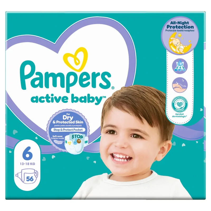 Pampers Active Baby 6-os méret